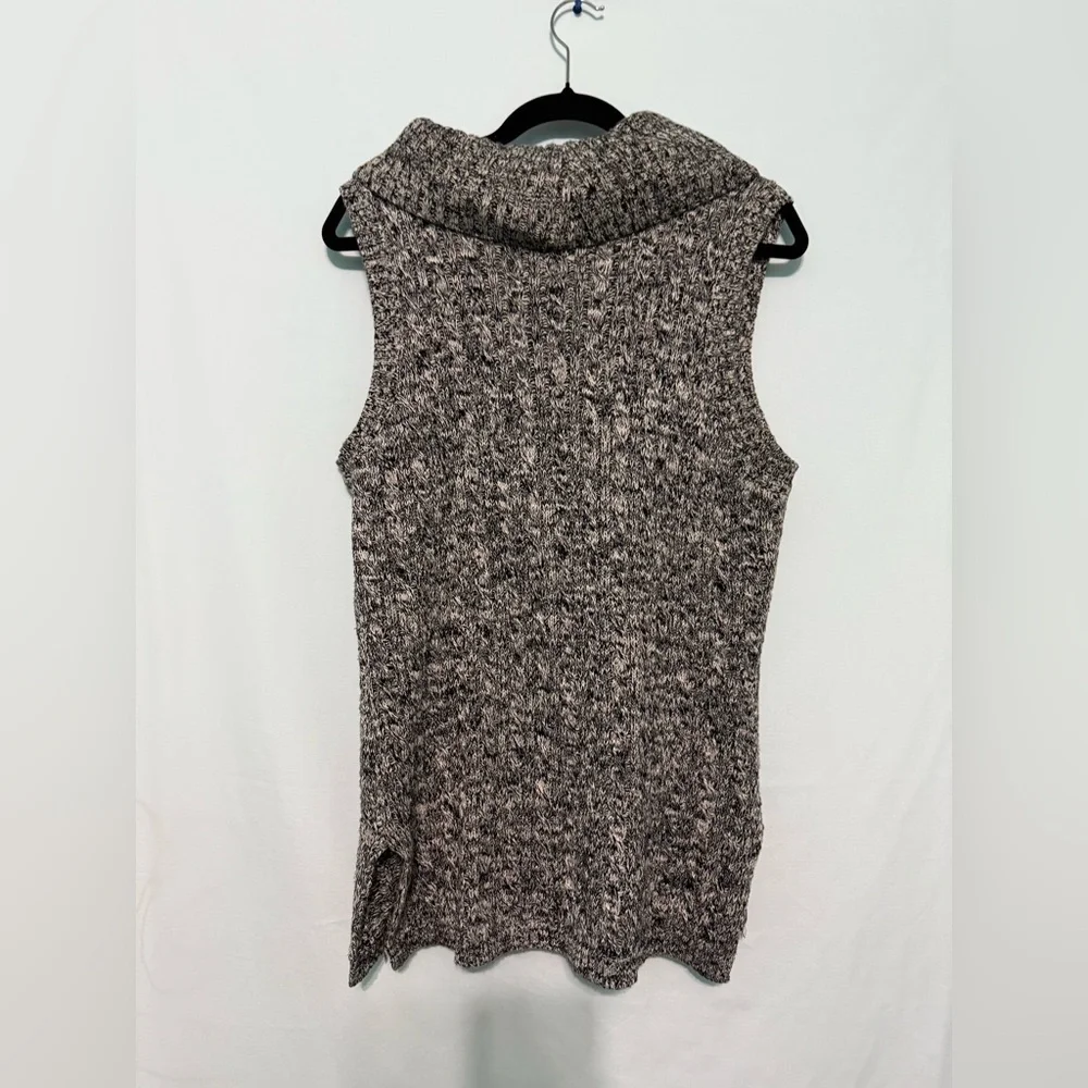 ARTISAN  NY Sleeveless Cowl Neck Sweater 100% Cotton
